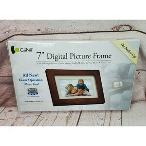 New GiiNii GT701P1 7" LED Digital External Memory Picture Frame Gift Home Décor
